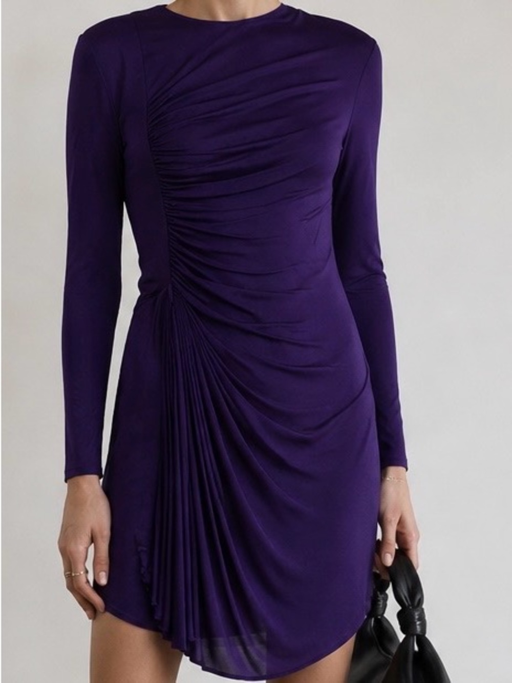 3.1 Phillip Lim ‘Draped Mini Dress’ In Violet / Indigo Purple Size Medium